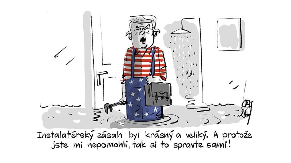 KEMEL: Instalatér Trump